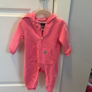 Carhartt Coral Kids Footed One Piece